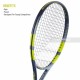 Babolat Pure Aero Junior 26 Gen 9 Tennis Racquet  (Grey/Flue/Yellow)