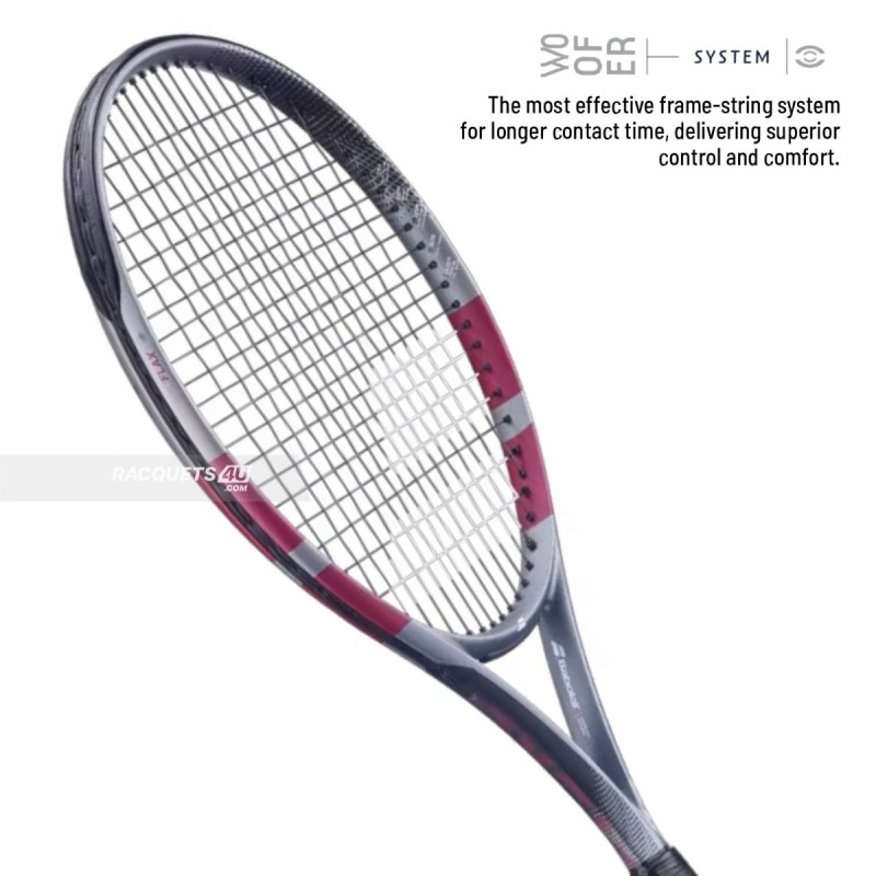 BABOLAT Evo Aero Gen 2 Tennis Racquet (Grey/Rasberry/Pink, Unstrung) BABOLAT Evo Aero Gen 2 Tennis Racquet (Grey/Rasberry/Pink, Unstrung)