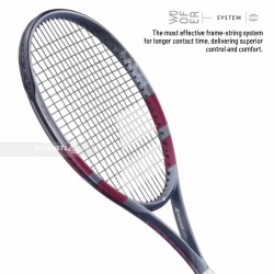 BABOLAT Evo Aero Lite Gen 2 Tennis Racquet (Grey/Rasberry/Pink, Unstrung)