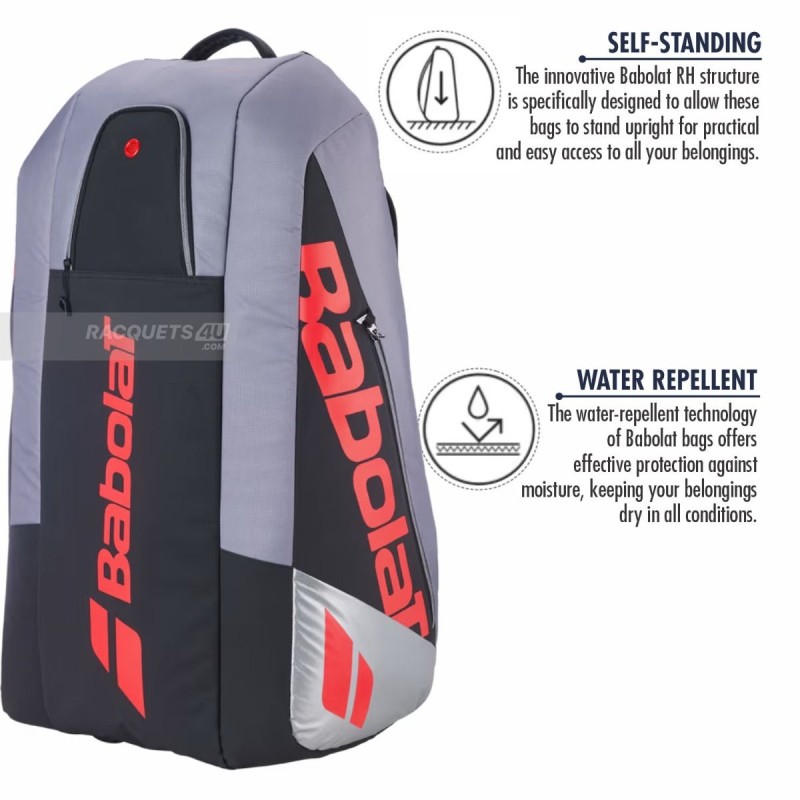 BABOLAT RH9 Pure Strike 2026 Tennis Kit Bag (Carbon Grey) BABOLAT RH9 Pure Strike 2026 Tennis Kit Bag (Carbon Grey)