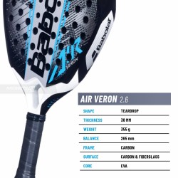 Babolat Air Veron 2.6 Padel Racquet Babolat Air Veron 2.6 Padel Racquet