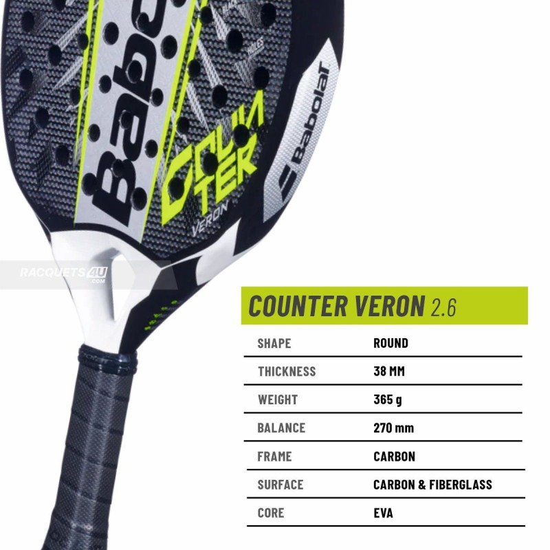 Babolat Counter Veron 2.6 Padel Racquet Babolat Counter Veron 2.6 Padel Racquet