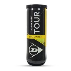 DUNLOP Tour Brilliance Tennis Ball Can (3 Balls) DUNLOP Tour Brilliance Tennis Ball Can (3 Balls)