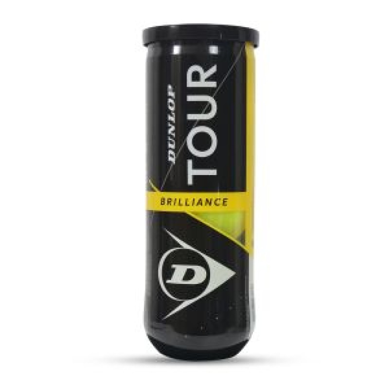 DUNLOP Tour Brilliance Tennis Ball Can (3 Balls) DUNLOP Tour Brilliance Tennis Ball Can (3 Balls)