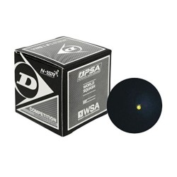 DUNLOP Competition Single Dot Yellow Squash Ball