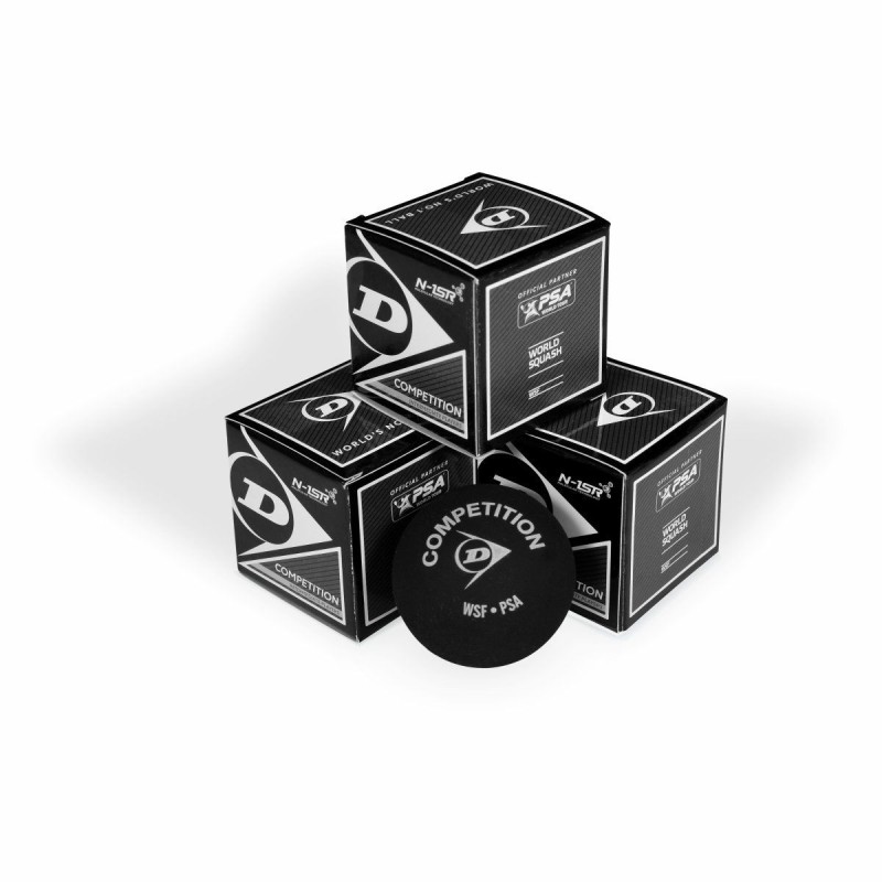 DUNLOP Competition Single Dot Yellow Squash Ball (3 Pcs) DUNLOP Competition Single Dot Yellow Squash Ball (3 Pcs)