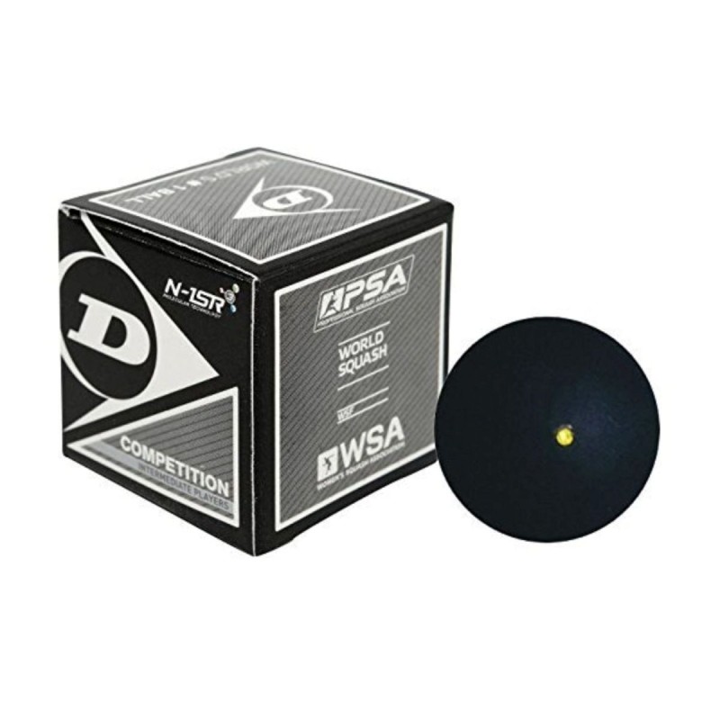 DUNLOP Competition Single Dot Yellow Squash Ball (12 Pcs) DUNLOP Competition Single Dot Yellow Squash Ball (12 Pcs)