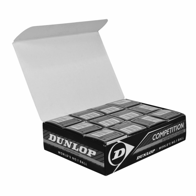 DUNLOP Competition Single Dot Yellow Squash Ball (12 Pcs) DUNLOP Competition Single Dot Yellow Squash Ball (12 Pcs)