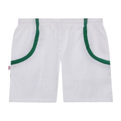 Kanton KNS-02 Shorts (White/Green)