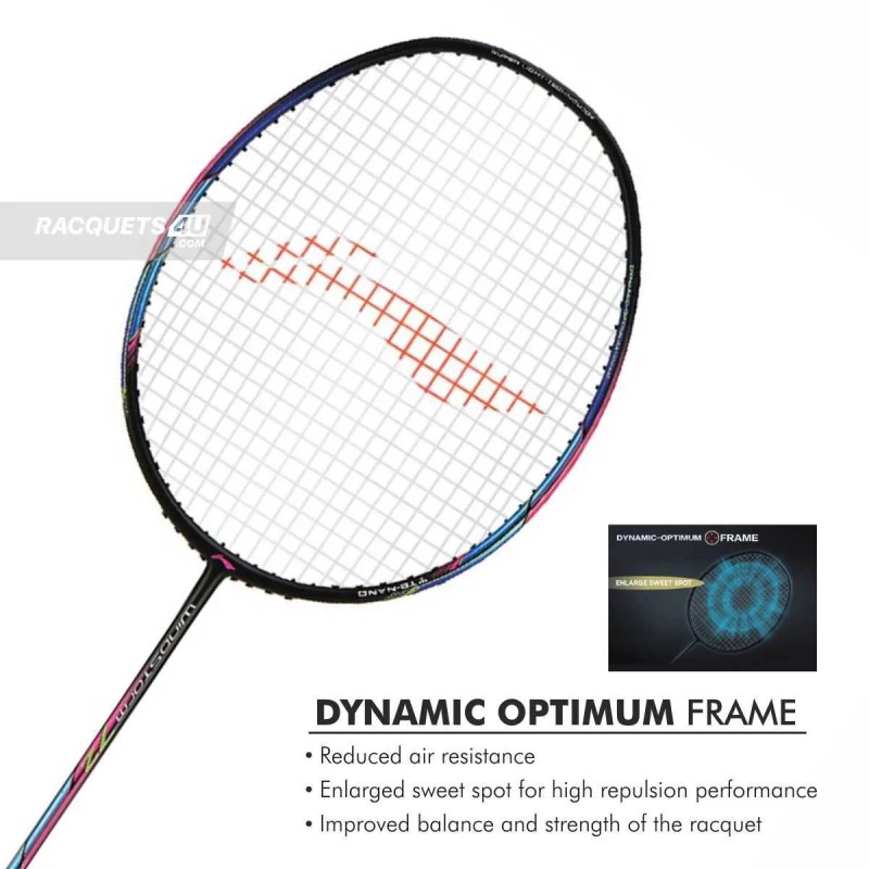 LI-NING Windstorm 72 Badminton Racquet (Black/Charcoal/Peach, Unstrung) LI-NING Windstorm 72 Badminton Racquet (Black/Charcoal/Peach, Unstrung)