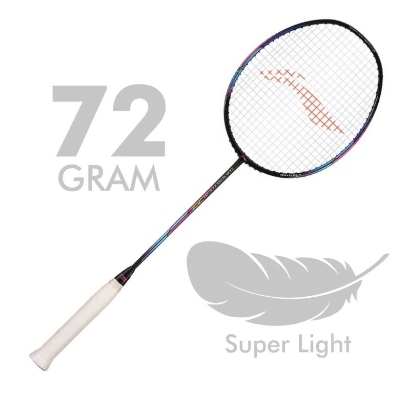 LI-NING Windstorm 72 Badminton Racquet (Black/Charcoal/Peach, Unstrung) LI-NING Windstorm 72 Badminton Racquet (Black/Charcoal/Peach, Unstrung)