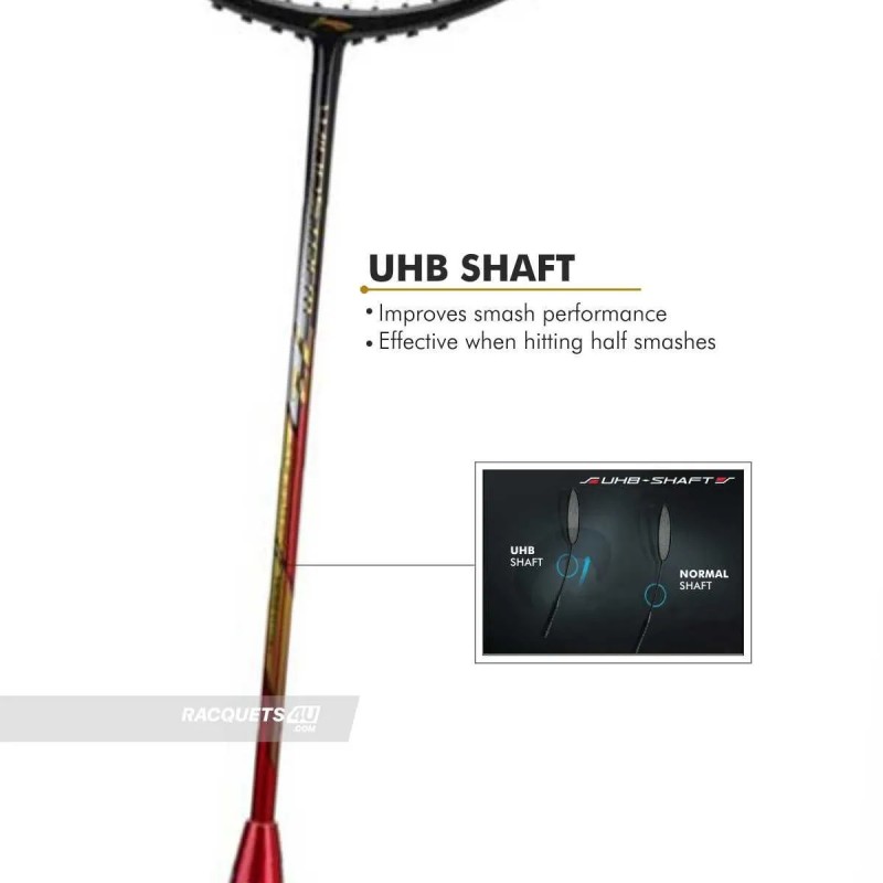 LI-NING Windstorm 72 Badminton Racquet (Black/Red, Unstrung) LI-NING Windstorm 72 Badminton Racquet (Black/Red, Unstrung)