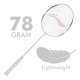 LI-NING Windstorm 78+ Badminton Racquet (White/Gold, Unstrung) LI-NING Windstorm 78+ Badminton Racquet (White/Gold, Unstrung)