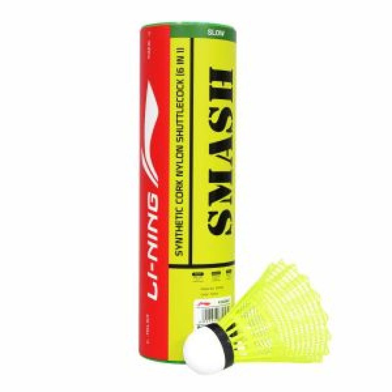 LI-NING Smash Badminton Shuttlecock (Yellow) LI-NING Smash Badminton Shuttlecock (Yellow)