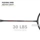 LI-NING 3D Calibar X Boost Badminton Racquet (D.Grey/Red, Unstrung) LI-NING 3D Calibar X Boost Badminton Racquet (D.Grey/Red, Unstrung)