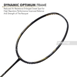 LI-NING Turbo Charging Z Drive Badminton Racquet (Unstrung, Black/Gold) LI-NING Turbo Charging Z Drive Badminton Racquet (Unstrung, Black/Gold)