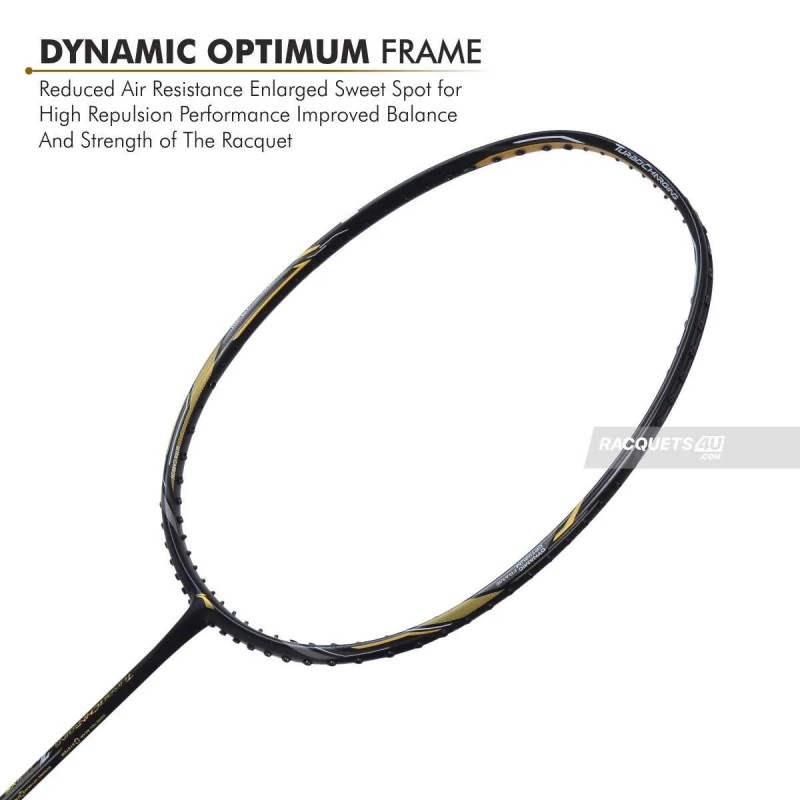 LI-NING Turbo Charging Z Drive Badminton Racquet (Unstrung, Black/Gold) LI-NING Turbo Charging Z Drive Badminton Racquet (Unstrung, Black/Gold)