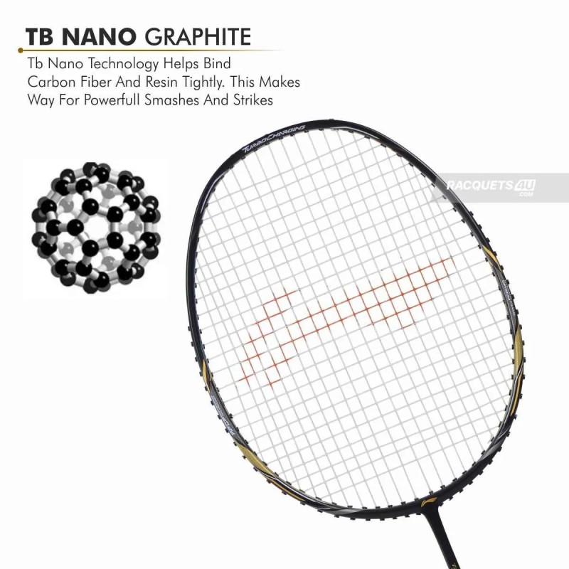 LI-NING Turbo Charging Z Drive Badminton Racquet (Unstrung, Black/Gold) LI-NING Turbo Charging Z Drive Badminton Racquet (Unstrung, Black/Gold)