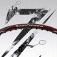 LI-NING Turbo Charging Z Combat Badminton Racquet (G6, Unstrung, Red/Black) LI-NING Turbo Charging Z Combat Badminton Racquet (G6, Unstrung, Red/Black)