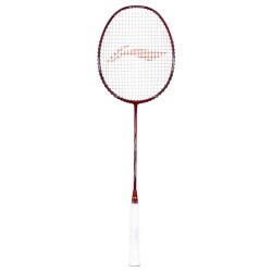 LI-NING Turbo Charging Z Combat Badminton Racquet (G6, Unstrung, Red/Black)