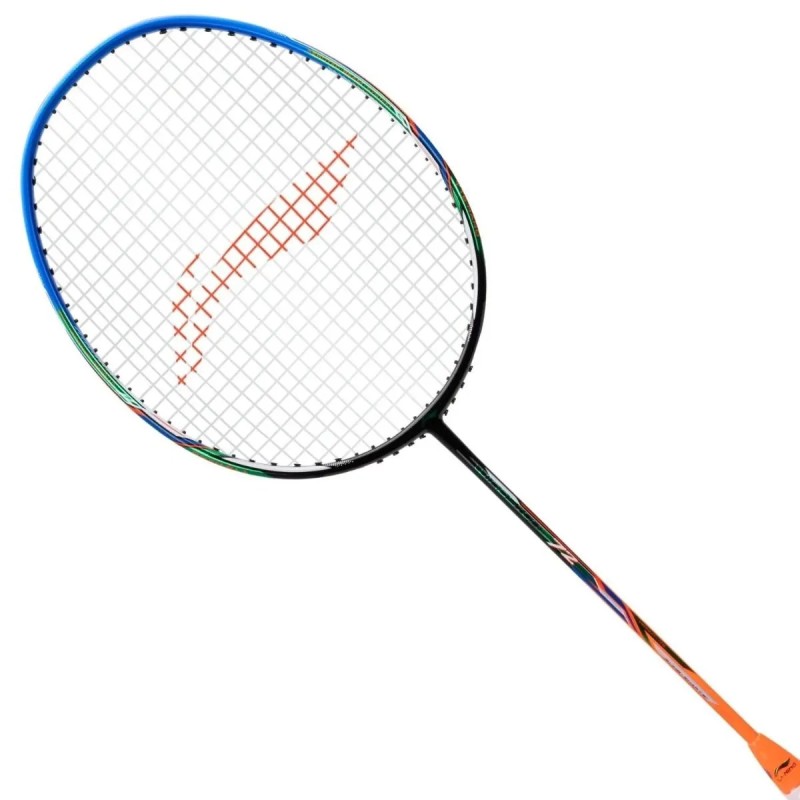 LI-NING Windstorm 72 Badminton Racquet (Black/Blue/Orange, Unstrung) LI-NING Windstorm 72 Badminton Racquet (Black/Blue/Orange, Unstrung)