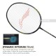 LI-NING 3D Calibar X Combat Badminton Racquet (Black/Lime, Unstrung) LI-NING 3D Calibar X Combat Badminton Racquet (Black/Lime, Unstrung)