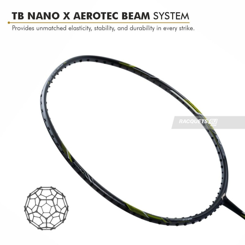 LI-NING 3D Calibar X Combat Badminton Racquet (Black/Lime, Unstrung) LI-NING 3D Calibar X Combat Badminton Racquet (Black/Lime, Unstrung)