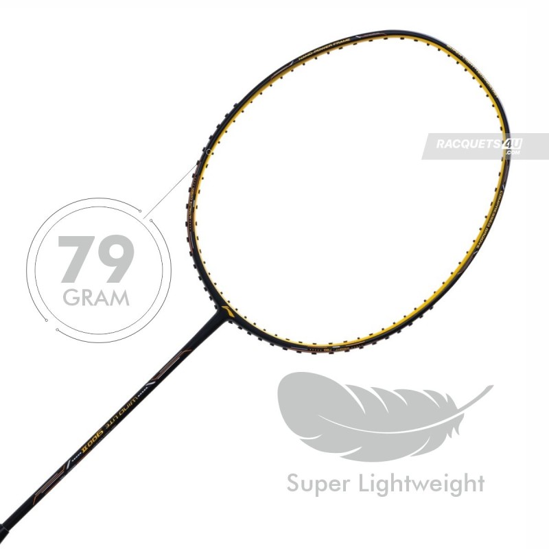 LI-NING Wind Lite 900 II Badminton Racquet (Black/Gold, Unstrung) LI-NING Wind Lite 900 II Badminton Racquet (Black/Gold, Unstrung)