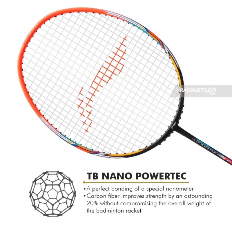 LI-NING Windstorm 72 Badminton Racquet (Unstrung) LI-NING Windstorm 72 Badminton Racquet (Unstrung)