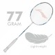 LI-NING Air-Force 77 G3 Badminton Racquet (White/Silver/Blue, Unstrung)