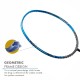 LI-NING 3D Calibar X Combat Badminton Racquet (Charcoal/Blue, Unstrung)