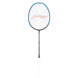 LI-NING 3D Calibar X Combat Badminton Racquet (Charcoal/Blue, Unstrung)