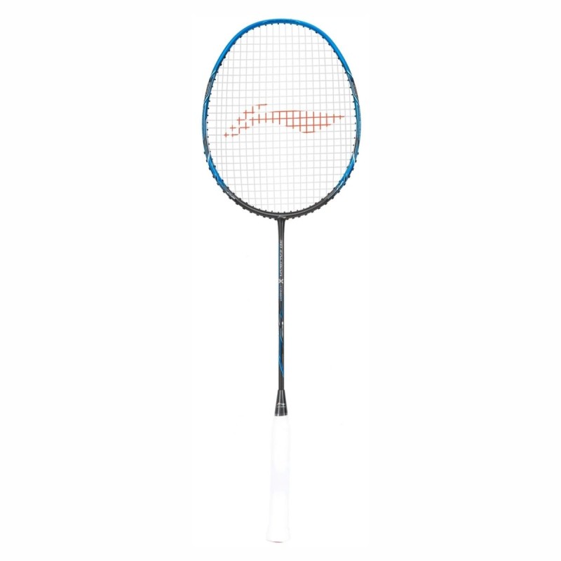 LI-NING 3D Calibar X Combat Badminton Racquet (Charcoal/Blue, Unstrung)