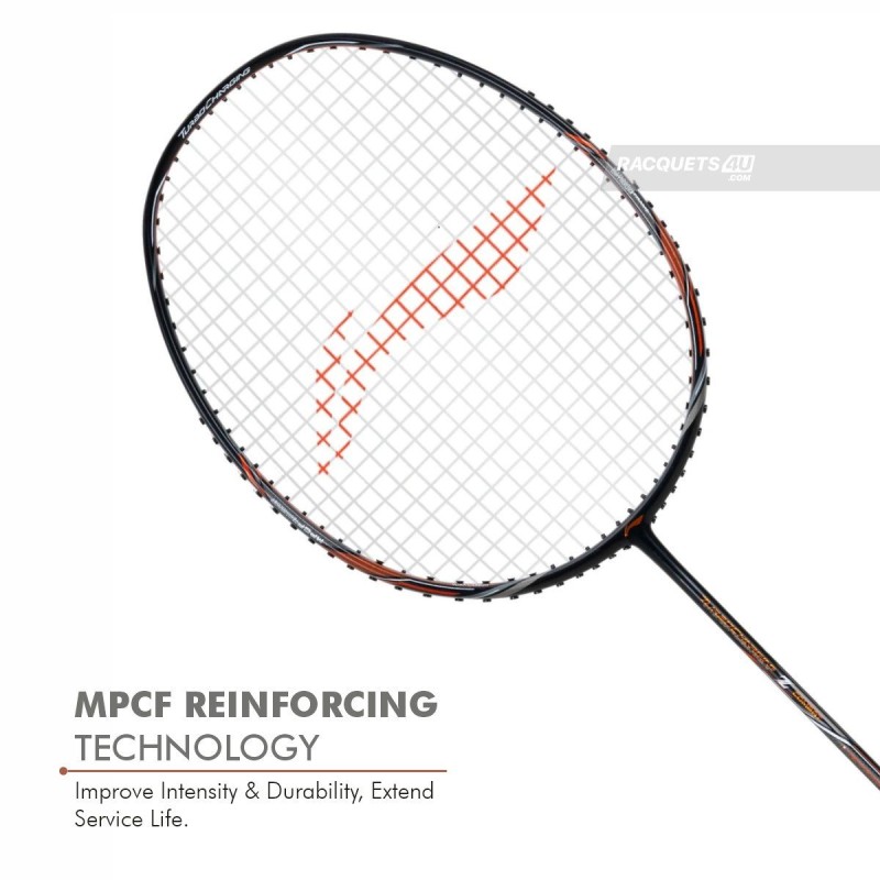 LI-NING Turbo Charging Z Combat Badminton Racquet (Unstrung, Black/Cooper) LI-NING Turbo Charging Z Combat Badminton Racquet (Unstrung, Black/Cooper)