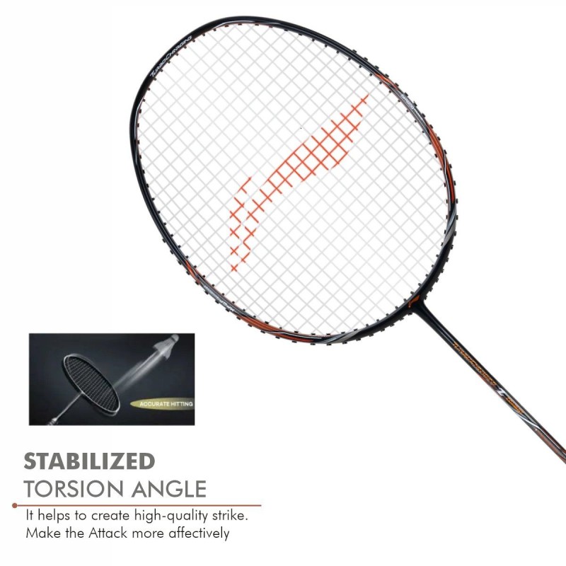 LI-NING Turbo Charging Z Combat Badminton Racquet (Unstrung, Black/Cooper) LI-NING Turbo Charging Z Combat Badminton Racquet (Unstrung, Black/Cooper)
