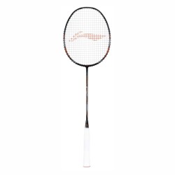 LI-NING Turbo Charging Z Combat Badminton Racquet (Unstrung, Black/Cooper)