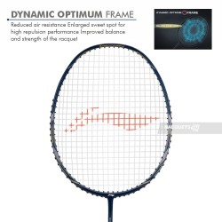 LI-NING Turbo Charging Z Boost Badminton Racquet (Navy/Silver, Unstrung) LI-NING Turbo Charging Z Boost Badminton Racquet (Navy/Silver, Unstrung)
