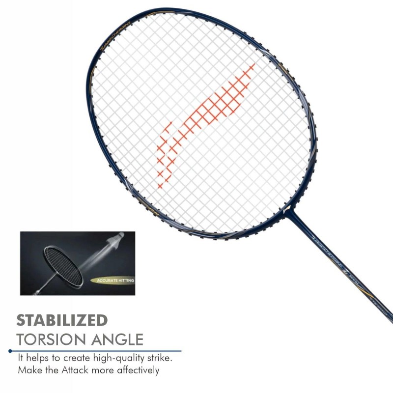 LI-NING Turbo Charging Z Boost Badminton Racquet (Navy/Silver, Unstrung) LI-NING Turbo Charging Z Boost Badminton Racquet (Navy/Silver, Unstrung)