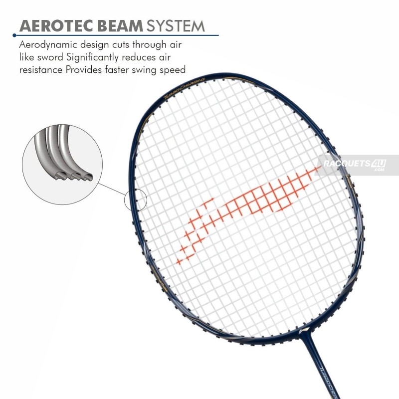 LI-NING Turbo Charging Z Boost Badminton Racquet (Navy/Silver, Unstrung) LI-NING Turbo Charging Z Boost Badminton Racquet (Navy/Silver, Unstrung)