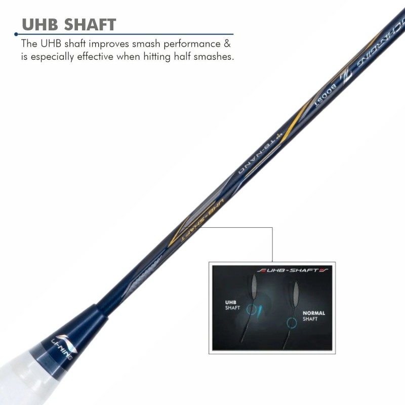 LI-NING Turbo Charging Z Boost Badminton Racquet (Navy/Silver, Unstrung) LI-NING Turbo Charging Z Boost Badminton Racquet (Navy/Silver, Unstrung)