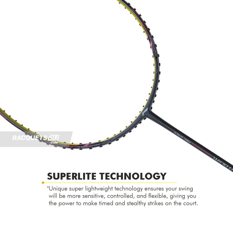 LI-NING Wind Lite 700 II Badminton Racquet (Without Cover, Dark Grey, Unstrung) LI-NING Wind Lite 700 II Badminton Racquet (Without Cover, Dark Grey, Unstrung)