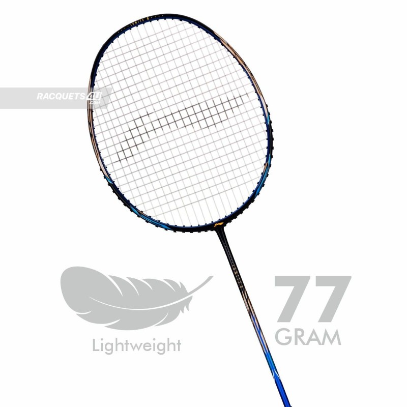 LI-NING Ignite 8 Badminton Racquet (Black/Blue/Old Gold, Unstrung) LI-NING Ignite 8 Badminton Racquet (Black/Blue/Old Gold, Unstrung)