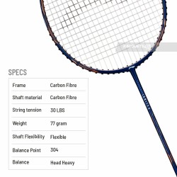 LI-NING Ignite 8 Badminton Racquet (Dark Navy/Cooper, Unstrung) LI-NING Ignite 8 Badminton Racquet (Dark Navy/Cooper, Unstrung)