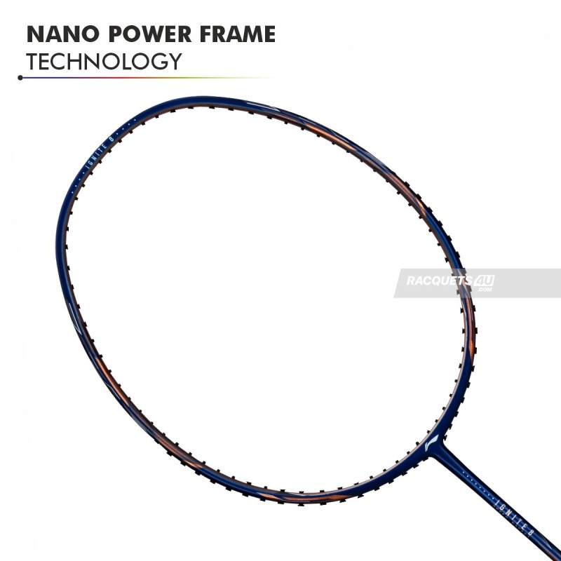 LI-NING Ignite 8 Badminton Racquet (Dark Navy/Cooper, Unstrung) LI-NING Ignite 8 Badminton Racquet (Dark Navy/Cooper, Unstrung)
