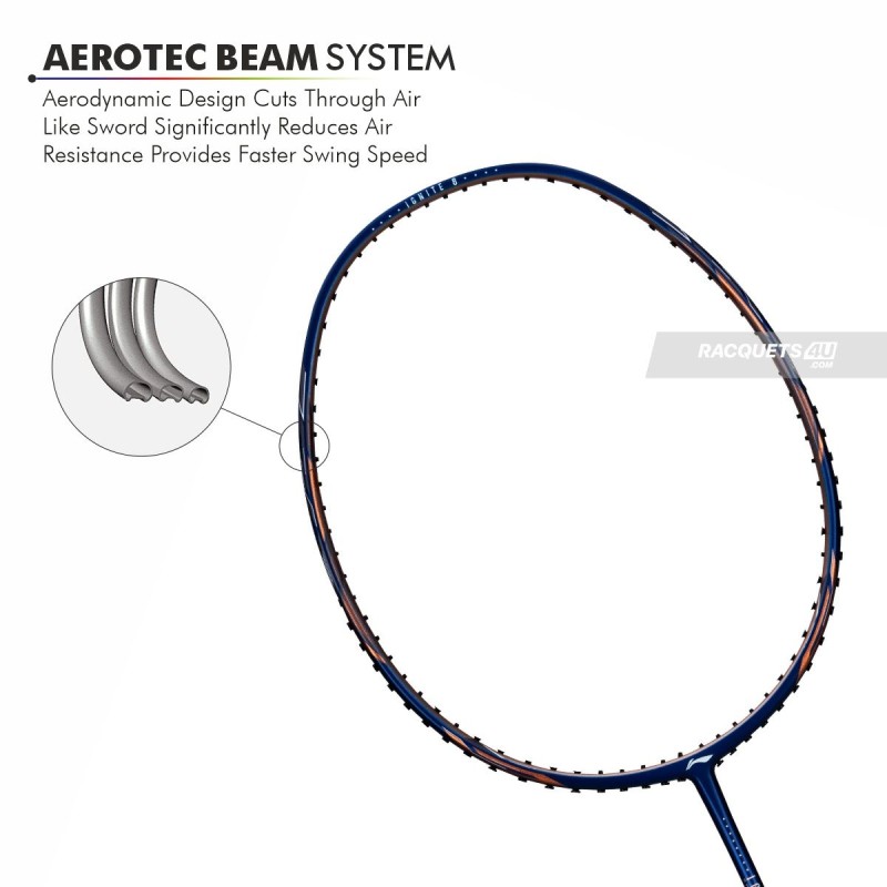 LI-NING Ignite 8 Badminton Racquet (Dark Navy/Cooper, Unstrung) LI-NING Ignite 8 Badminton Racquet (Dark Navy/Cooper, Unstrung)