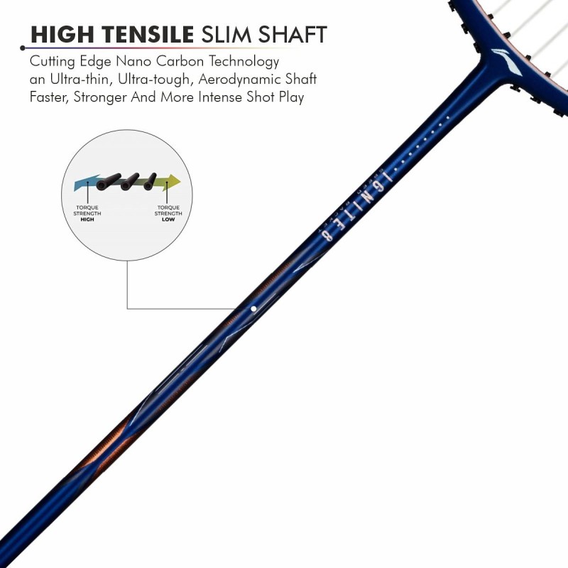 LI-NING Ignite 8 Badminton Racquet (Dark Navy/Cooper, Unstrung) LI-NING Ignite 8 Badminton Racquet (Dark Navy/Cooper, Unstrung)
