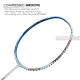 LI-NING Ignite 8 Badminton Racquet (Pearl White/Blue, Unstrung)