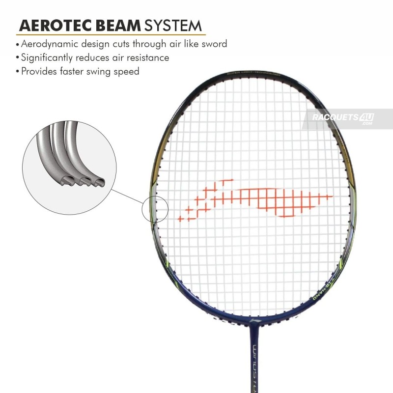 LI-NING Windstorm 72 Badminton Racquet (Navy/Black, Unstrung) LI-NING Windstorm 72 Badminton Racquet (Navy/Black, Unstrung)