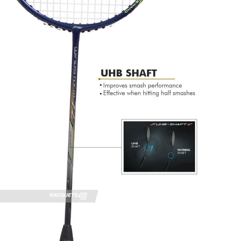 LI-NING Windstorm 72 Badminton Racquet (Navy/Black, Unstrung) LI-NING Windstorm 72 Badminton Racquet (Navy/Black, Unstrung)