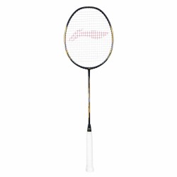 LI-NING Windstorm 72 Badminton Racquet (Black/Gold, Unstrung)